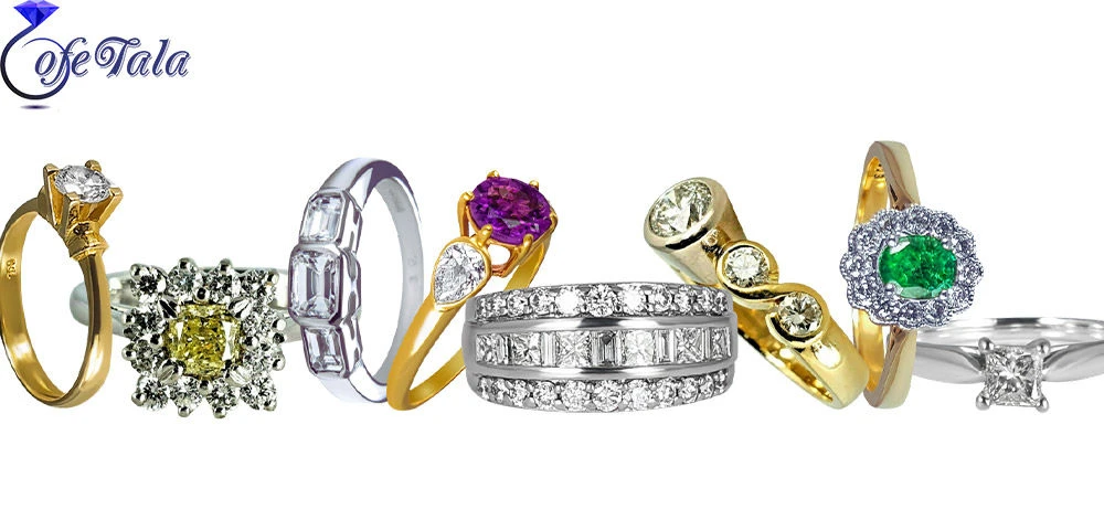 جدیدترین مدل های انگشتر جواهر
