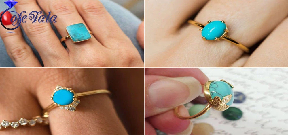 تمیز کردن انگشتر فیروزه چگونه است؟