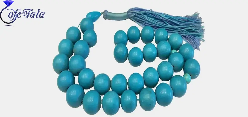 معرفی تسبیح فیروزه تبتی و خواص آن