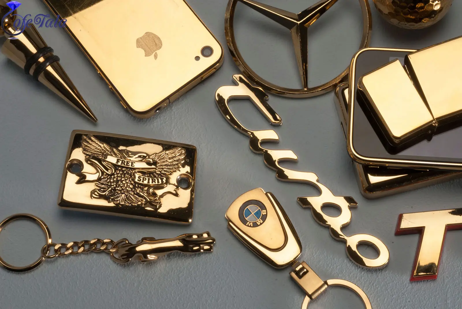 سرویس نقره با آبکاری طلا