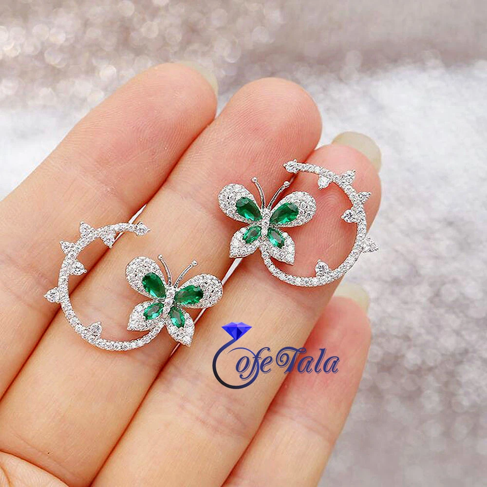 Butterfly earrings گوشواره پروانه