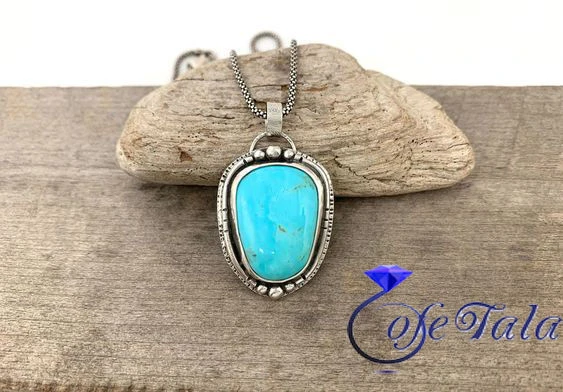 گردنبند فیروزه مدل 684