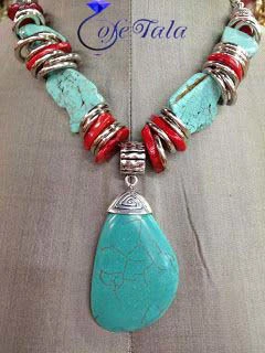 گردنبند فیروزه مدل 6950