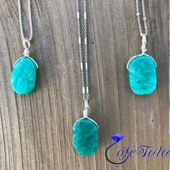 گردنبند فیروزه مدل 6969