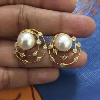 گوشواره مروارید مدل 5002