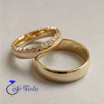 حلقه نامزدی و عروسی 21002