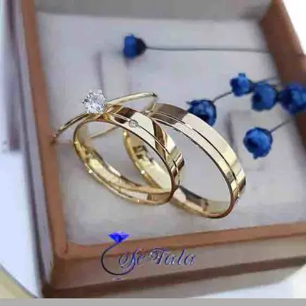 حلقه نامزدی نگین دار مدل 21065