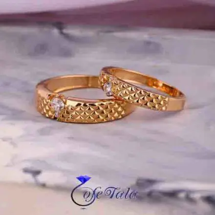  حلقه نامزدی نگین دار مدل 21085