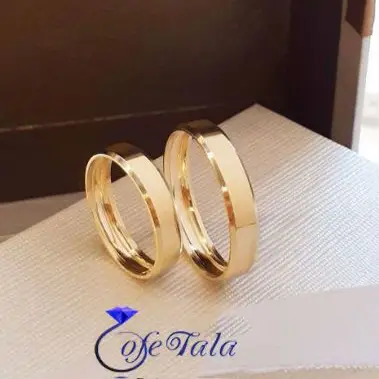 حلقه ساده نامزدی مدل 21159