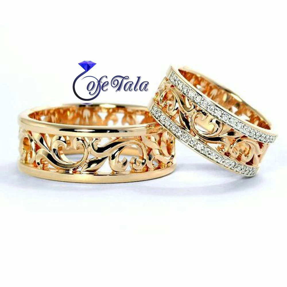 Round diamond ring حلقه دور برلیان