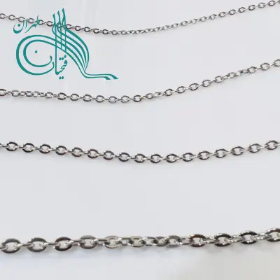 زنجیر دیپلمات نقره عیار ۹۲۵ در وزن های مختلف از ۹ گرم تا ۵۱ گرم و سایزهای مختلف